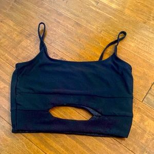 Five Dancewear dance top with cut out design.